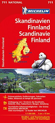 Michelin - Michelin Skandinavien - Finnland: Straßen- und Tourismuskarte (Michelin Nationalkarte) - Preis vom 17.10.2026 19:25:27 h