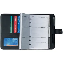 bind Terminplaner Modell 17501-1, A7, ohne Kalender, schwarz