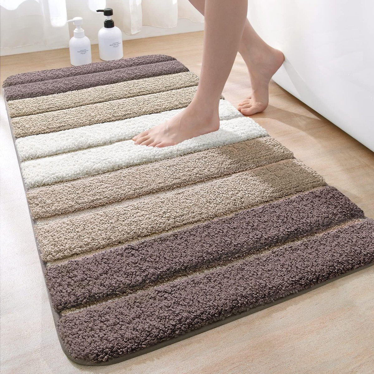Merkloze antislip microvezel badmat voor volwassenen