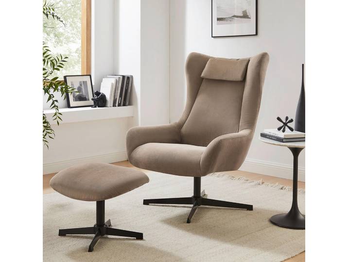 Livetastic Sesselset, Braun, Metall, 82x106x85 cm, Wohnzimmer, Sessel, Sonstige Sessel