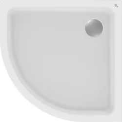 Ideal Standard Viertelkreis-Brausewanne Hotline Neu, 800x800x80 mm, weiß