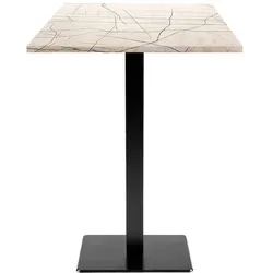 RestooTab - Stehtisch Milan 60x60cm Dekor Marmor Maia