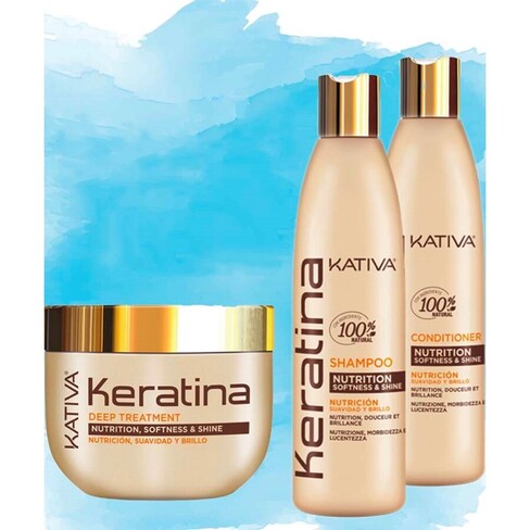 Kativa Keratina Shampoo Nutrition, Softness and Shine 1000mL