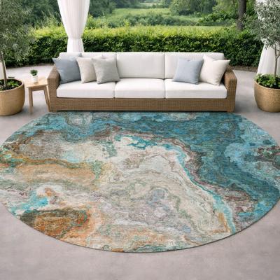 Addison Rugs Machine Washable Indoor/ Outdoor Modern Rapids Chantille Rug