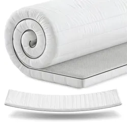 MATRATZENTOPPER KALTSCHAUM 80x190 cm – 5 cm Komfortauflage für harte Matratzen