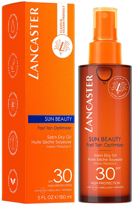 Lancaster Sun Beauty Olio Effetto Seta SPF30 Fast Tan Optimizer