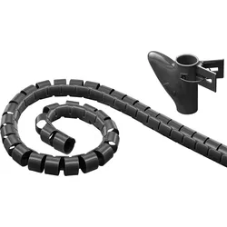 GOOBAY 51924 - Kabelmanagement, Kabelkanal 2,5m, schwarz