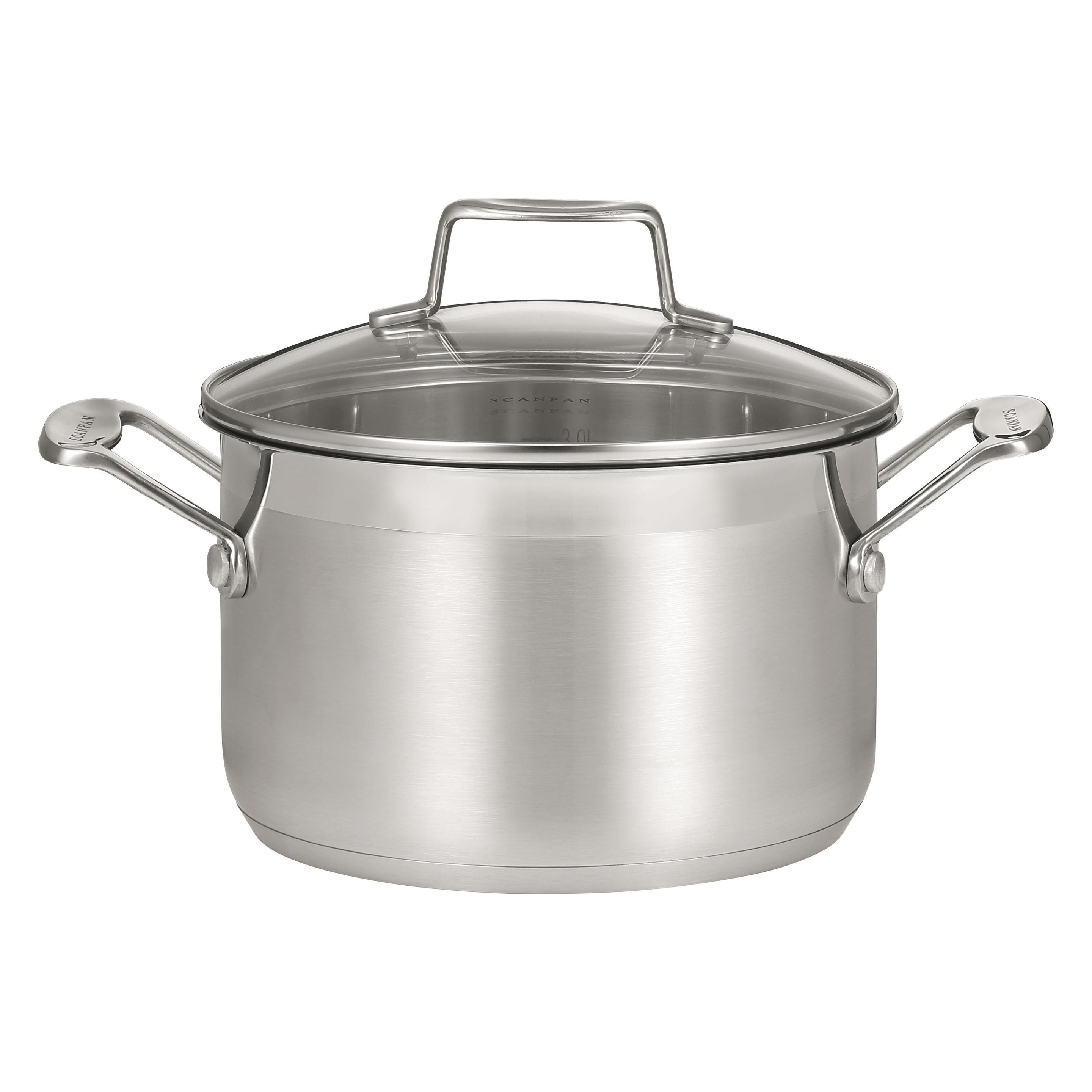 Scanpan Kochtopf IMPACT Ø 20 cm - mit Deckel (Kochtopf, Edelstahl, 20 x 15 cm) (71252000)