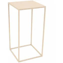 LOFT42 Säulen-Pflanzensäule - Metall - Beige - 70x36x36