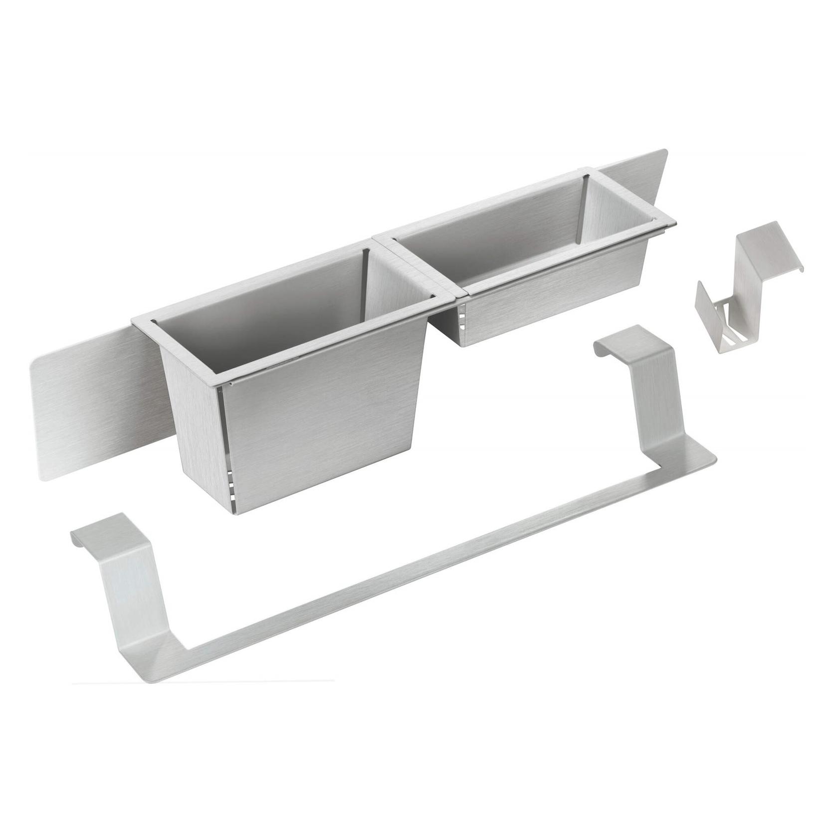Deante Magnetic Zestaw akcesoriów - stal szczotkowana (ZZMK011O)