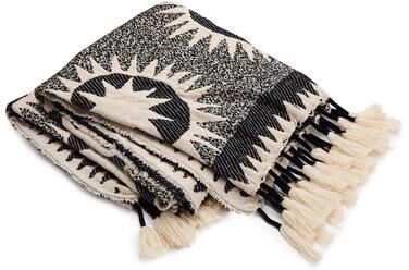 Soleil Woven Throw Blanket with Tassels by Jungalow