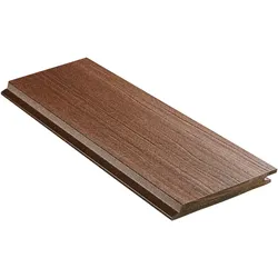 18x152 mm NATURinFORM WPC Fassadenprofil, "Die Gestaltende Exklusiv XXL", Kastanienbraun, einseitig geprägt, matt, Deckmaß: 148mm