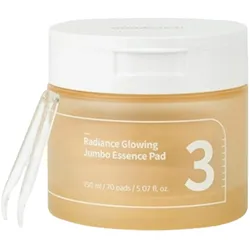 Numbuzin, Gesichtsreinigung, No.3 Radiance Glowing Jumbo Essence Pad Vegan Ungebleicht Biologisch Abbaubar Niacinamide Clear Gl (150 ml)