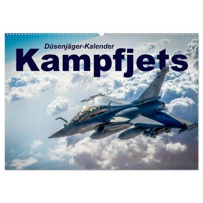 Kampfjets - Düsenjäger-Kalender (Wandkalender 2026 DIN A2 quer), CALVENDO Monatskalender