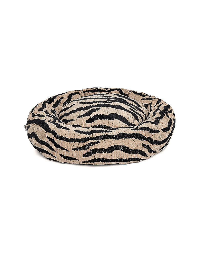 DOGGUO Hundebett ROUND ZEBRA schwarz   M M