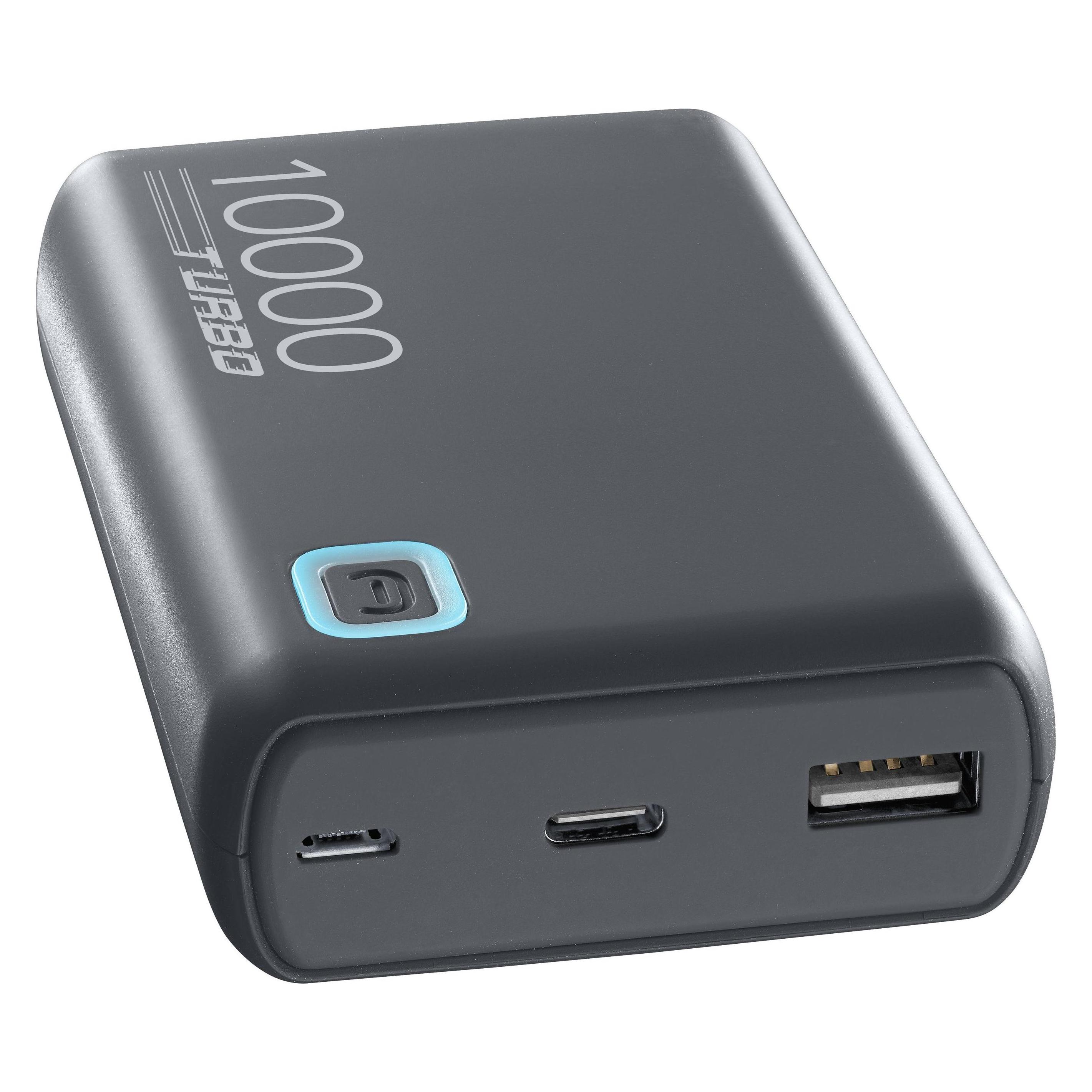 Cellularline Essence Turbo 10000 (10000 mAh, 20 W, 37 Wh) (PBESSENCEPD10000D)