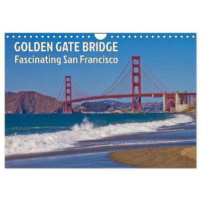 GOLDEN GATE BRIDGE Fascinating San Francisco (Wall Calendar 2026 DIN A4 landscape), CALVENDO 12 Month Wall Calendar