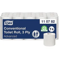 Tork, Toilettenpapier, Toilettenpapier, Standard-Haushaltsrolle (30 Stk.)