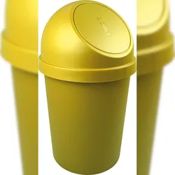 helit Push-Abfallbehälter45L - gelb