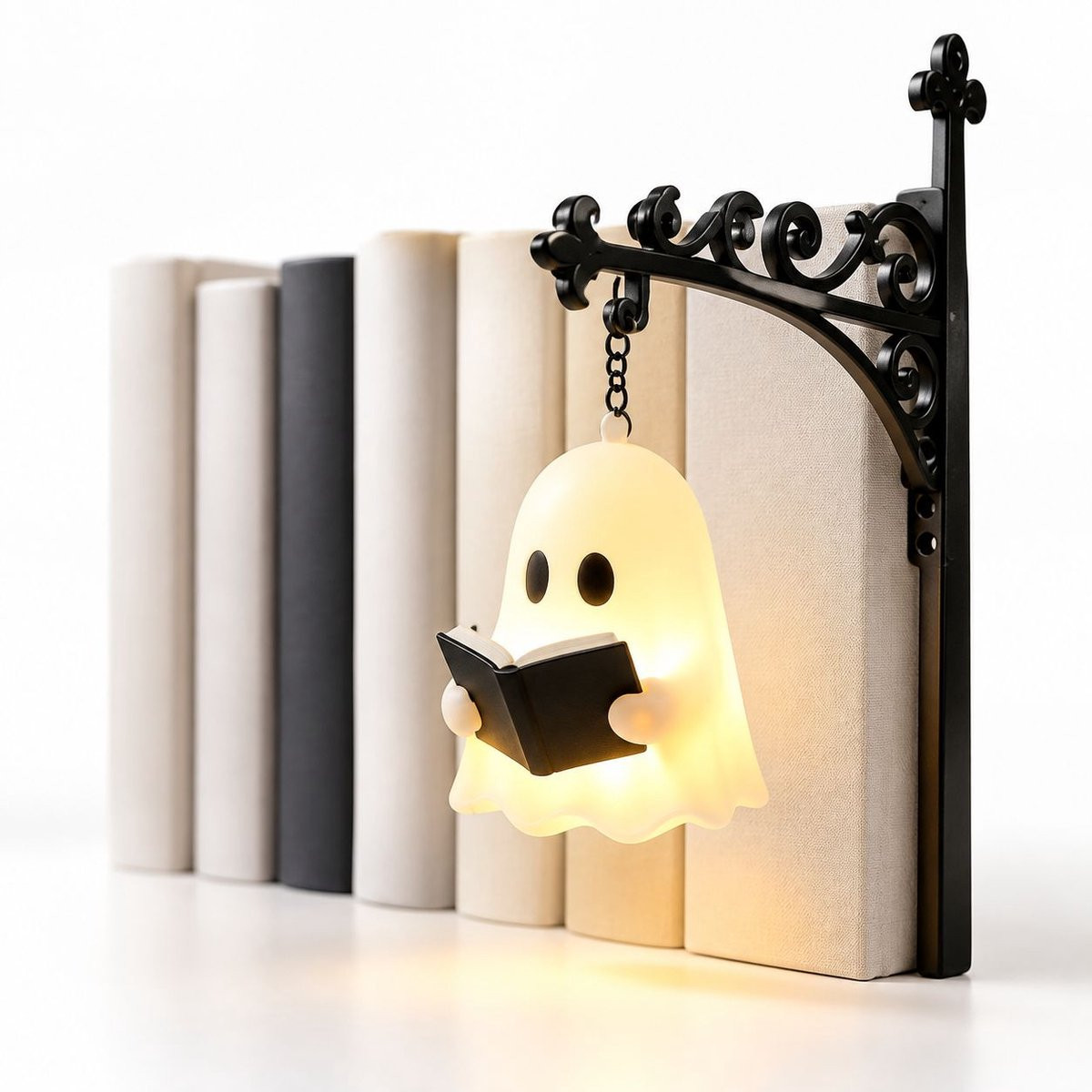 VHV Bibliotheeklantaarn - Antieke LED-boekenhoeklamp voor decoratieve boekenplankverlichting