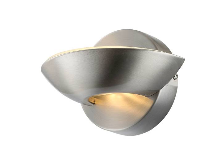 Applique LED Sammy 17 x 11cm Argenté/Nickel mat Matériau principal : métal LED non-remplaçables