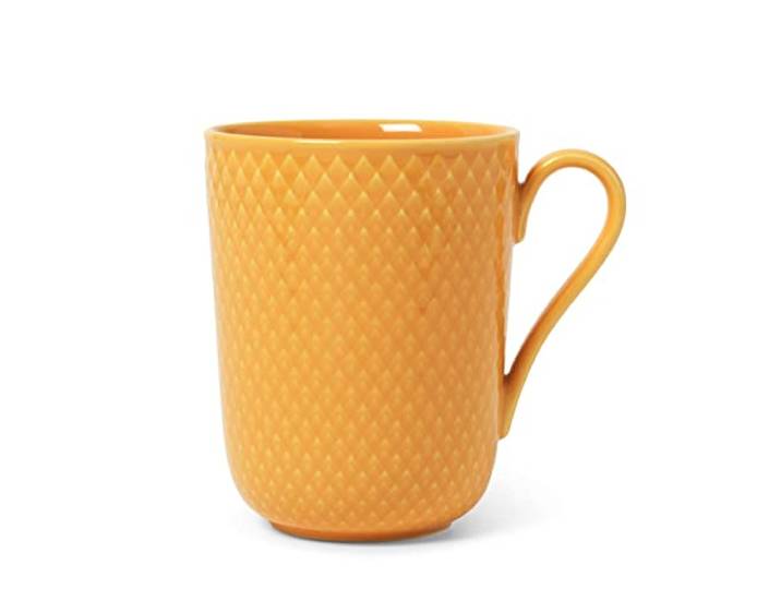 Lyngby Porcelæn Gobelet avec anse 33 cl Rhombe Color Mix & Match\, jaune