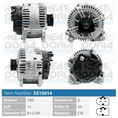 MEAT & DORIA Generator 5515014 für SEAT