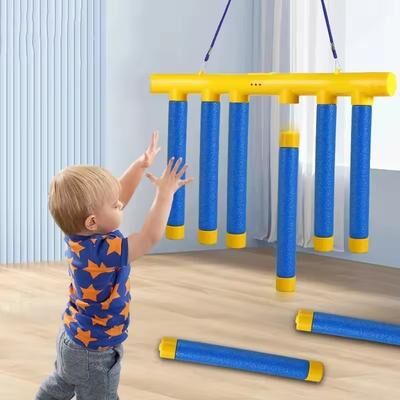 Smart Shopping Spot Falling Sticks Catch Toy, Sensory Integration Training, Reflex Challenge dark Blue