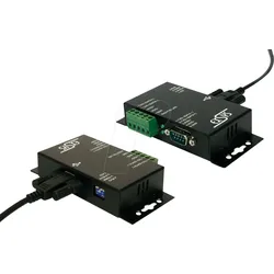 EXSYS EX-1335HMV - USB 2.0 Konverter, USB-B auf RS-422/485, Metall