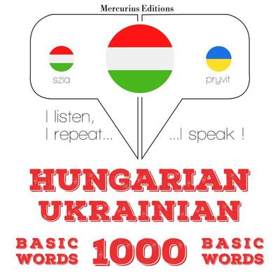Magyar - ukrán: 1000 alapszó - JM Gardner, Audio, 9782821150034