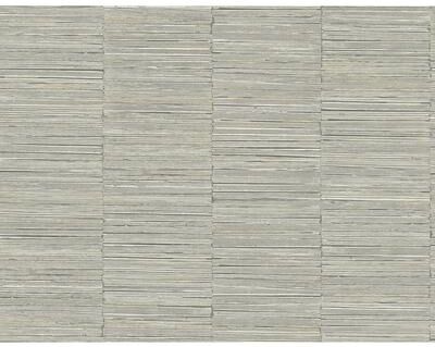 A-Street Prints Jenga Grey Striped Column Wallpaper