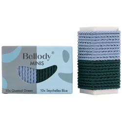 20 Stück Bellody Minis Haargummis Quetzal Green/Seychelles Blue