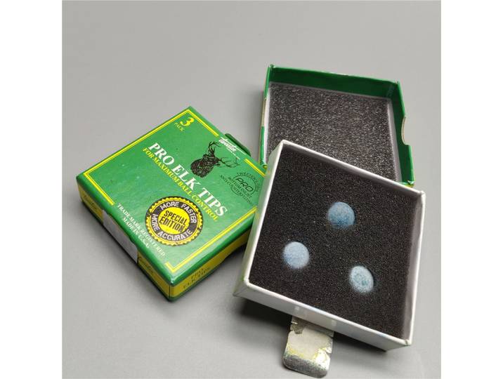 Pointes de snooker PRO ELK en cuir professionnel, pointes de 11mm, fibre de tweeten moyenne/dure, accessoires de billard, 3 pièces/boîte