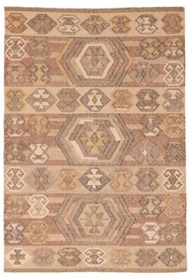 ECARPETGALLERY Flat-Weave Ankara FW Dark Copper Wool Kilim - 5'3 x 7'11