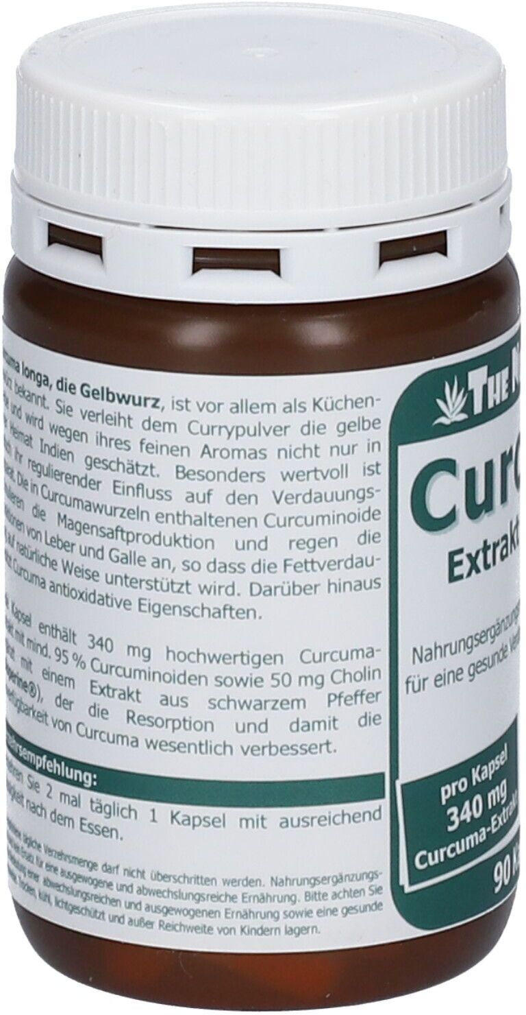 The Nutri Store Curcuma 340 mg Extrakt Kapseln 90 St