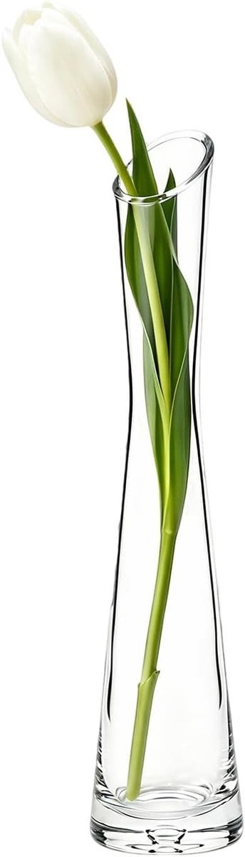 Glazen Bloemenvaas voor Decoratie, Hoogte: 25 cm