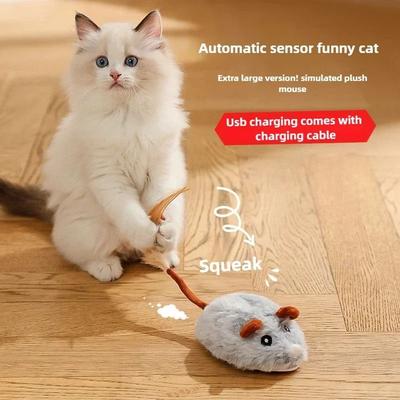 Inspired Finds Intelligent Electric Mouse Interactive Cat Toy Intelligent Electric Mouse Interactive Cat Toy