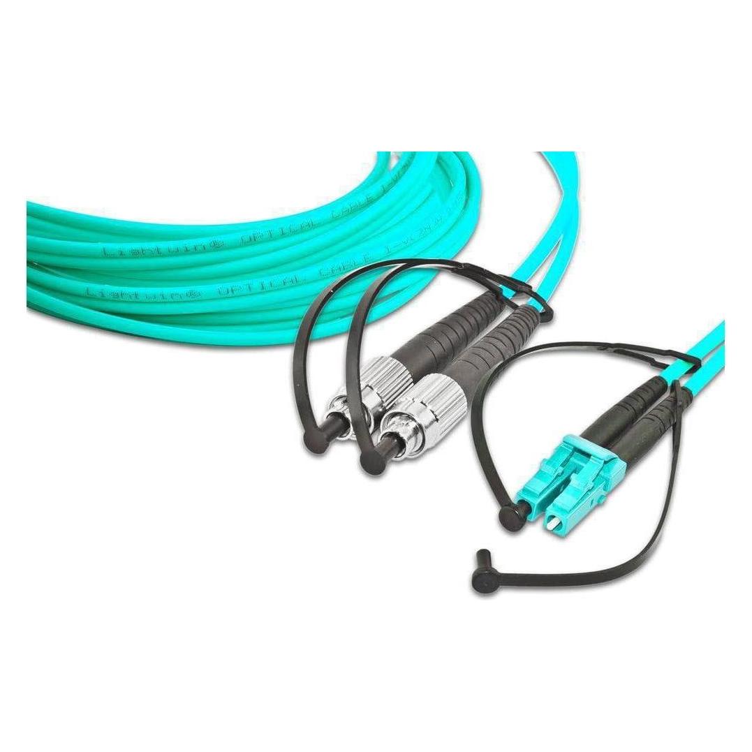 Lightwin LWL-Patchkabel FC-LC, Multimode, OM3, 5m (5 m) (LDP-50 FC-LC 5.0 OM3)