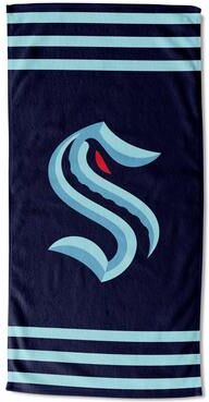The Northwest Group, LLC NHL 720 Kraken Stripes Beach Towel - 30X60