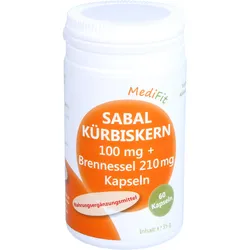 Sabal-Kürbiskern 100mg + Brennnessel 210mg Kapseln 60 ST