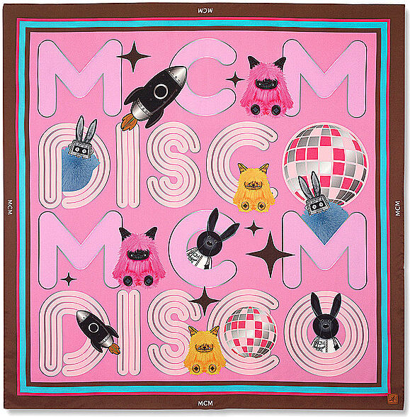 MCM Seidentuch rosa EG