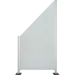 Wellker Sichtschutzelement KOTTOS SATIN satiniert Sichtschutz, Links