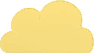 Inspire Curations CleanPaws Silicone Pet Feeding Mat Waterproof Food & Water Placemat yellow