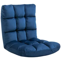 HOMCOM Bodenstuhl Bodensessel mit verstellbarer Rückenlehne Bodensofa