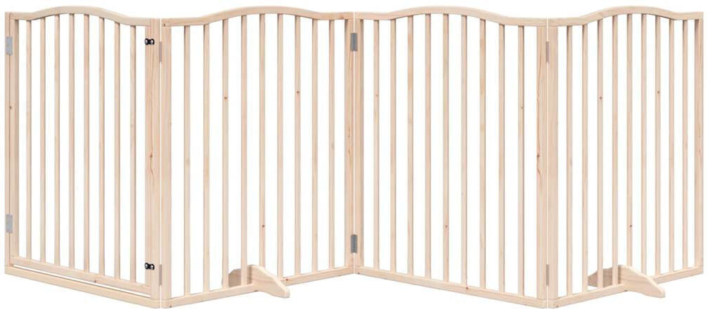 Archie & Oscar Reshunda Solid Wood Dog House Door Beige 90cm H x 320cm W x 2cm D