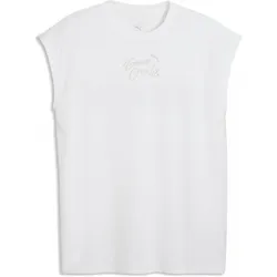 Puma, Herren, Sportshirt, M Crew Cutoff Tank (M), Weiss, M