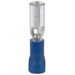 ABB RD2.5-49VDC Isolierte Rundsteckhülse PVC-isoliert Kabel-QS 1,5-2,5 mm2 7TCA301310R0055 RD2549VDC  - 100 Stück