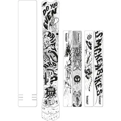 DYEDBRO Rahmenschutz Set glänzend | black Fluor