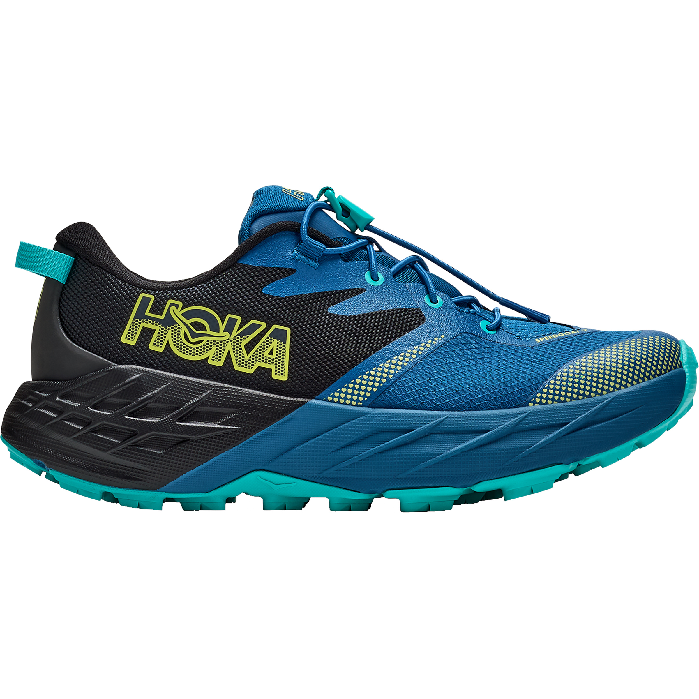 Hoka Speedgoat 7 Big Kids Kinder Trailrunningschuhe blau Größe 38 Trekking Atmungsaktiv