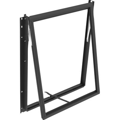 Fenster VITAVIA "Geeignet für: Zeus", schwarz, Aluminium, Fenster, Gewächshaus-Fensterrahmen aus Aluminium, ohne Fensterscheibe